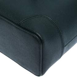 Pre Owned Furla Green Leather Stacy Drawstring Crossbody Bag