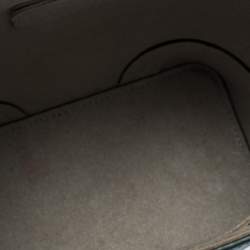 Pre Owned Furla Green Leather Stacy Drawstring Crossbody Bag