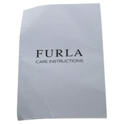 Pre Owned Furla Black Leather Eyelet Crossbody Bag