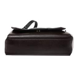 Pre Owned Furla Multicolor Leather and Patent Leather Crossbody Bag