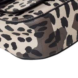 Pre Owned Furla Multicolor Animal Print Emma Shoulder Bag