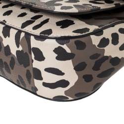Pre Owned Furla Multicolor Animal Print Emma Shoulder Bag