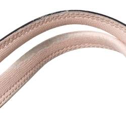 Pre Owned Furla Tri Color Leather Top Zip Satchel