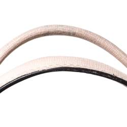 Pre Owned Furla Tri Color Leather Top Zip Satchel