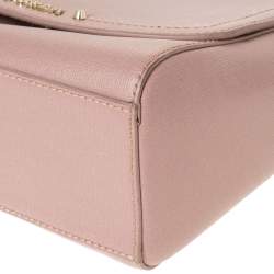 Pre Owned Furla Light Pink Leather New Daisy Shoulder Bag
