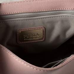 Pre Owned Furla Light Pink Leather New Daisy Shoulder Bag