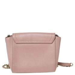 Pre Owned Furla Light Pink Leather New Daisy Shoulder Bag