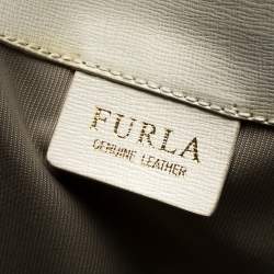 Furla White Leather Sally Tote