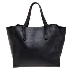 Pre Owned Furla Black Leather Sally Tote