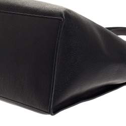 Pre Owned Furla Black Leather Sally Tote