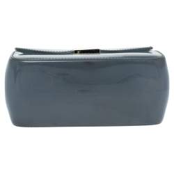 Pre Owned Furla Grey Rubber Candy Bon Bon Crossbody Bag