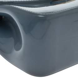 Pre Owned Furla Grey Rubber Candy Bon Bon Crossbody Bag