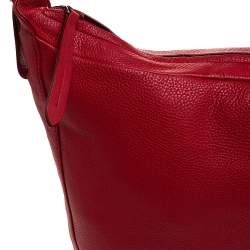 Pre Owned Furla Red Leather Hobo