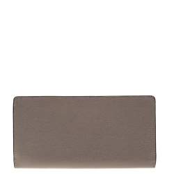 Pre Owned Furla Grey Leather Zipped Continental Wallet