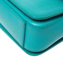 Pre Owned Furla Turquoise Leather Metropolis Shoulder Bag