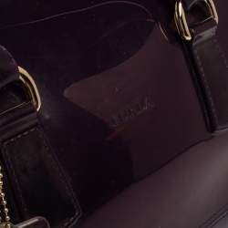 مملوكة مسبقًا Furla Purple Rubber Medium Candy Satchel