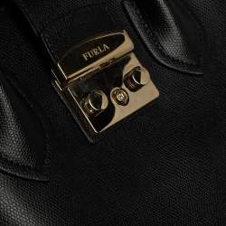 مملوكة مسبقًا Furla Black Leather Metropolis Tote