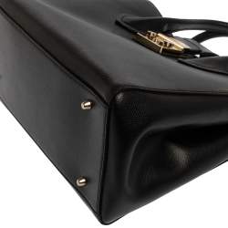مملوكة مسبقًا Furla Black Leather Metropolis Tote