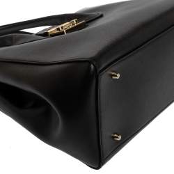 مملوكة مسبقًا Furla Black Leather Metropolis Tote