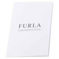 Pre Owned Furla Beige/Cetrine Leather Shopper Tote