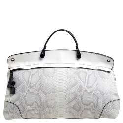 Pre Owned حقيبة فورلا يد علوية بيبر كيرتيلا صغيرة جلد نقش ثعبان متعدد الألوان