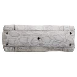 Pre Owned حقيبة فورلا يد علوية بيبر كيرتيلا صغيرة جلد نقش ثعبان متعدد الألوان