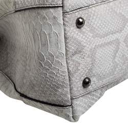 Pre Owned حقيبة فورلا يد علوية بيبر كيرتيلا صغيرة جلد نقش ثعبان متعدد الألوان