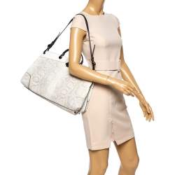 Pre Owned حقيبة فورلا يد علوية بيبر كيرتيلا صغيرة جلد نقش ثعبان متعدد الألوان