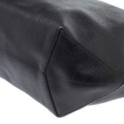 Pre Owned Furla Black Leather Alissa Tote