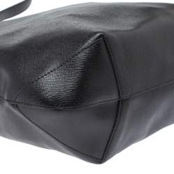 Pre Owned Furla Black Leather Alissa Tote