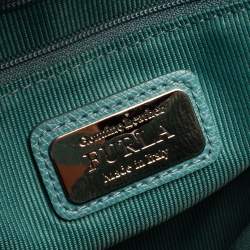 Pre Owned Furla Blue Leather Medium Metropolis Satchel