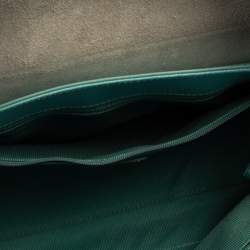 Pre Owned Furla Blue Leather Medium Metropolis Satchel