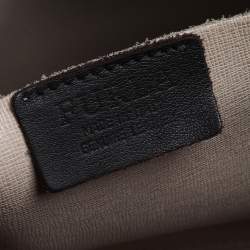 Pre Owned Furla Tri Color Leather Meridienne Shoulder Bag