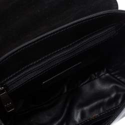 Pre Owned Furla Black Leather Mini 1927 Top Handle Bag