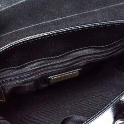 Pre Owned Furla Black Leather Small Metropolis Tote