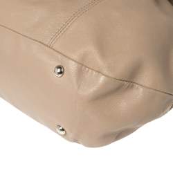 Pre Owned حقيبة كتف فورلا فيونكة جلد بيج 