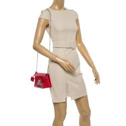 Pre Owned حقيبة كروس فورلا "ميتروبوليس" ميني جلد وردي بسلسلة