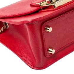 Pre Owned حقيبة كروس فورلا "ميتروبوليس" ميني جلد وردي بسلسلة