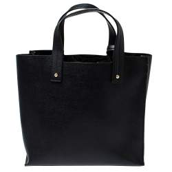 Pre Owned Furla Black Leather Medium Musa Tote