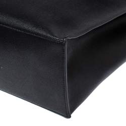 Pre Owned Furla Black Leather Medium Musa Tote