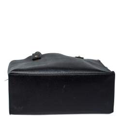 Pre Owned Furla Black Leather Medium Musa Tote