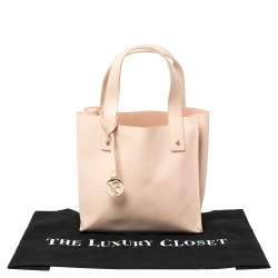 Furla Powder Pink Leather Small Musa Tote