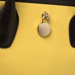 Pre Owned Furla Tri Color Leather Satchel