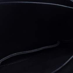 Pre Owned Furla Black Leather Ducale Top Handle Bag