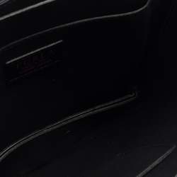 Pre Owned Furla Black Leather Ducale Top Handle Bag