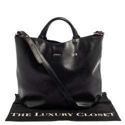 Pre Owned حقيبة يد فورلا اليسا جلد أسود