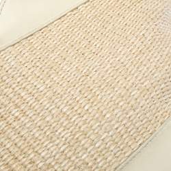 Pre Owned حقيبة يد فورلا بيتش جلد و قش بيج