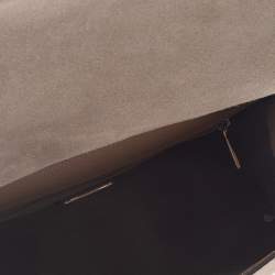 Pre Owned Furla Beige Leather Large Julia Top Handle Bag