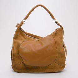 Furla Suede Drawstring Hobo
