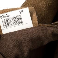 Pre Owned Furla Olive Green Patent Leather Divide It Tote